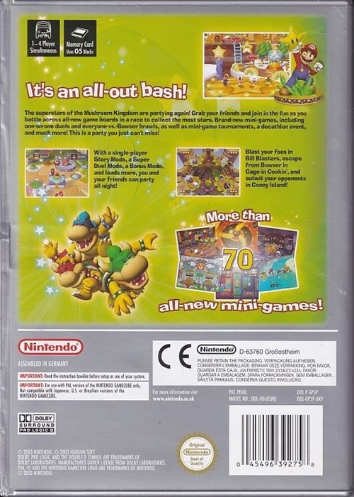 Mario Party 5 - Players Choice - GameCube (B Grade) (Genbrug)